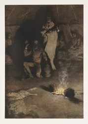 Der Wächter des Whisky-Händlers, aus Colliers Weekly, 1906